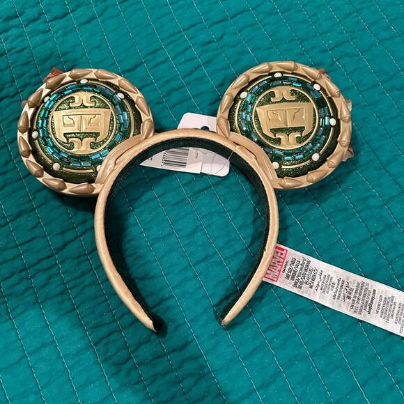 NWT Disney Park Ears Black Panther Namor Jeweled Wakanda Forever main image 2